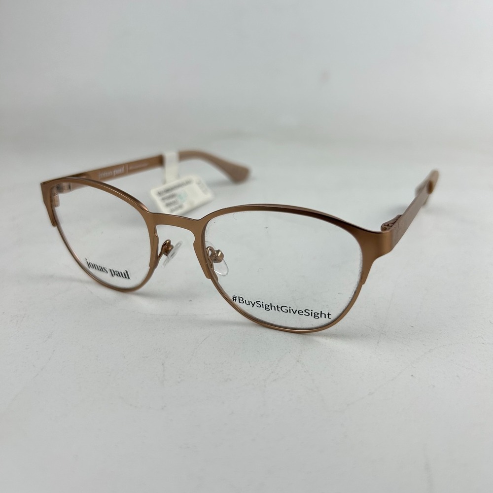 Jonas Paul 571012400 Unisex Kids Eyeglasses Frame Rose Gold Full Rim 44-16-125mm